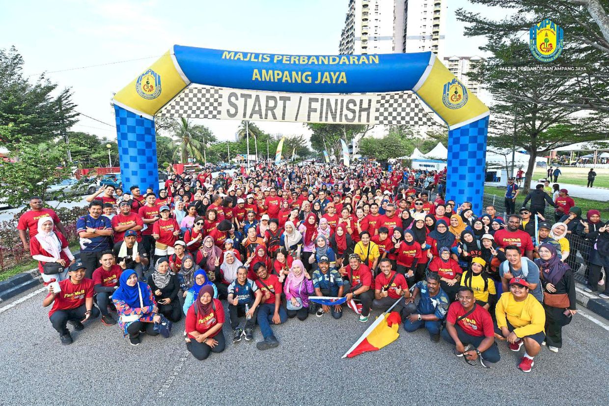 The council’s car-free day programme also included a leisure walk at Padang Perbandaran MPAJ in Pandan Indah.
