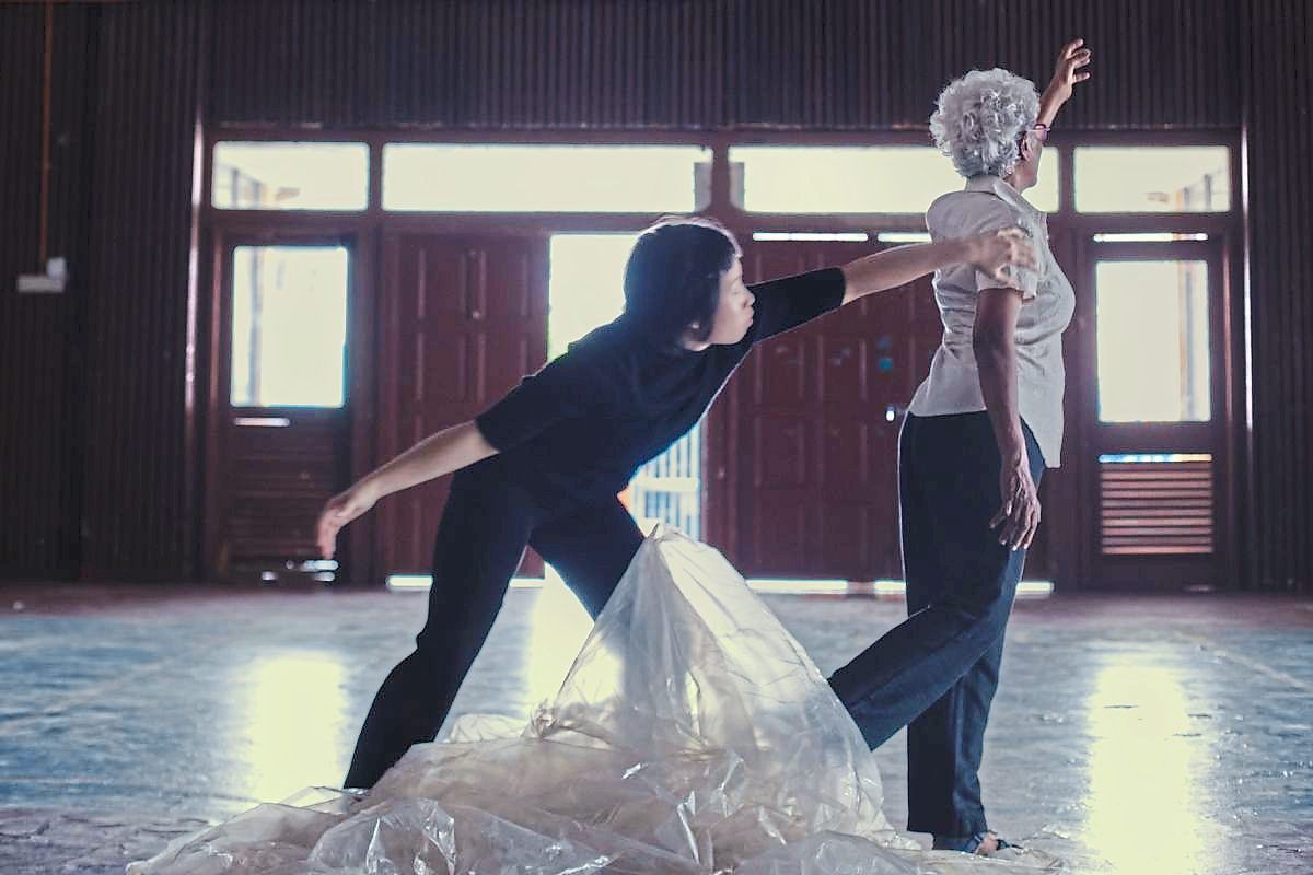 In 'TaTaTa', Audrey Chua (left) and Anne James bring to life two generations, shaped by director Lai Wen Xin’s personal story of her relationship with her grandmother. Photo: Low Pey Sien 