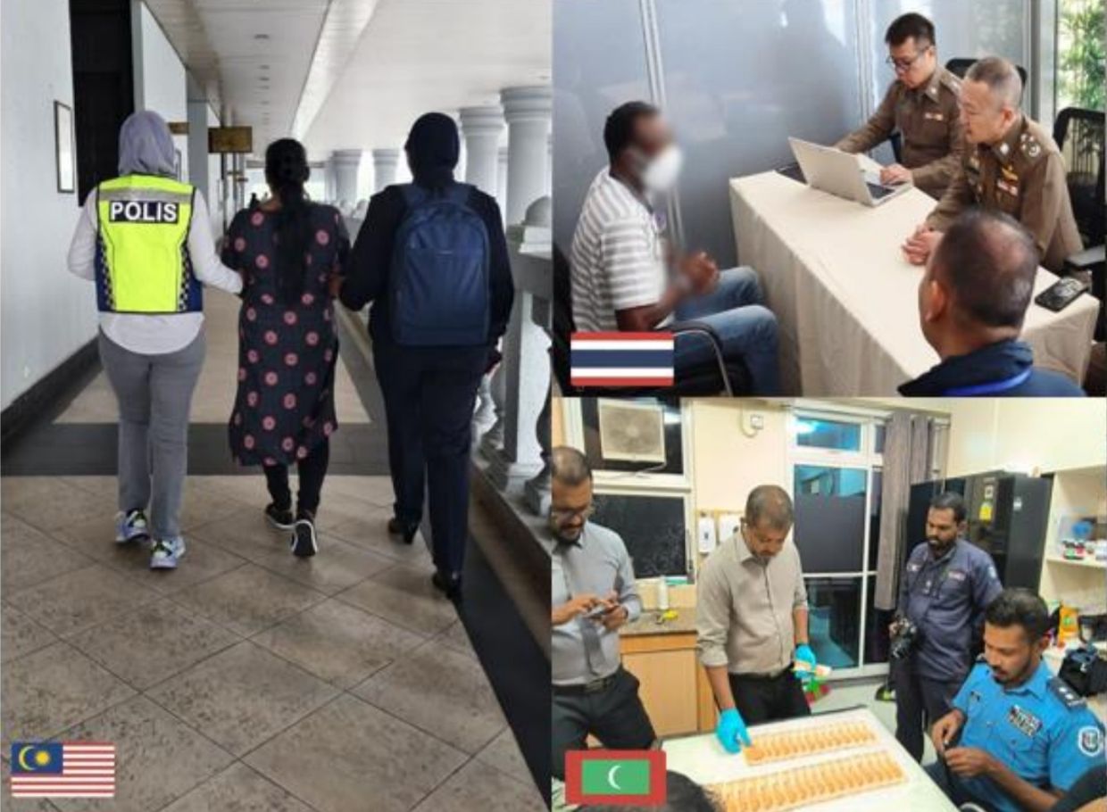 More than 1,800 people were arrested by law enforcement agencies of seven territories. - Photo: Singapore Police Force