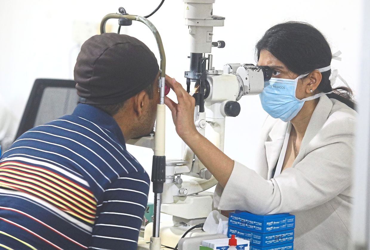 The event was held at the Tun Hussein Onn National Eye Hospital.