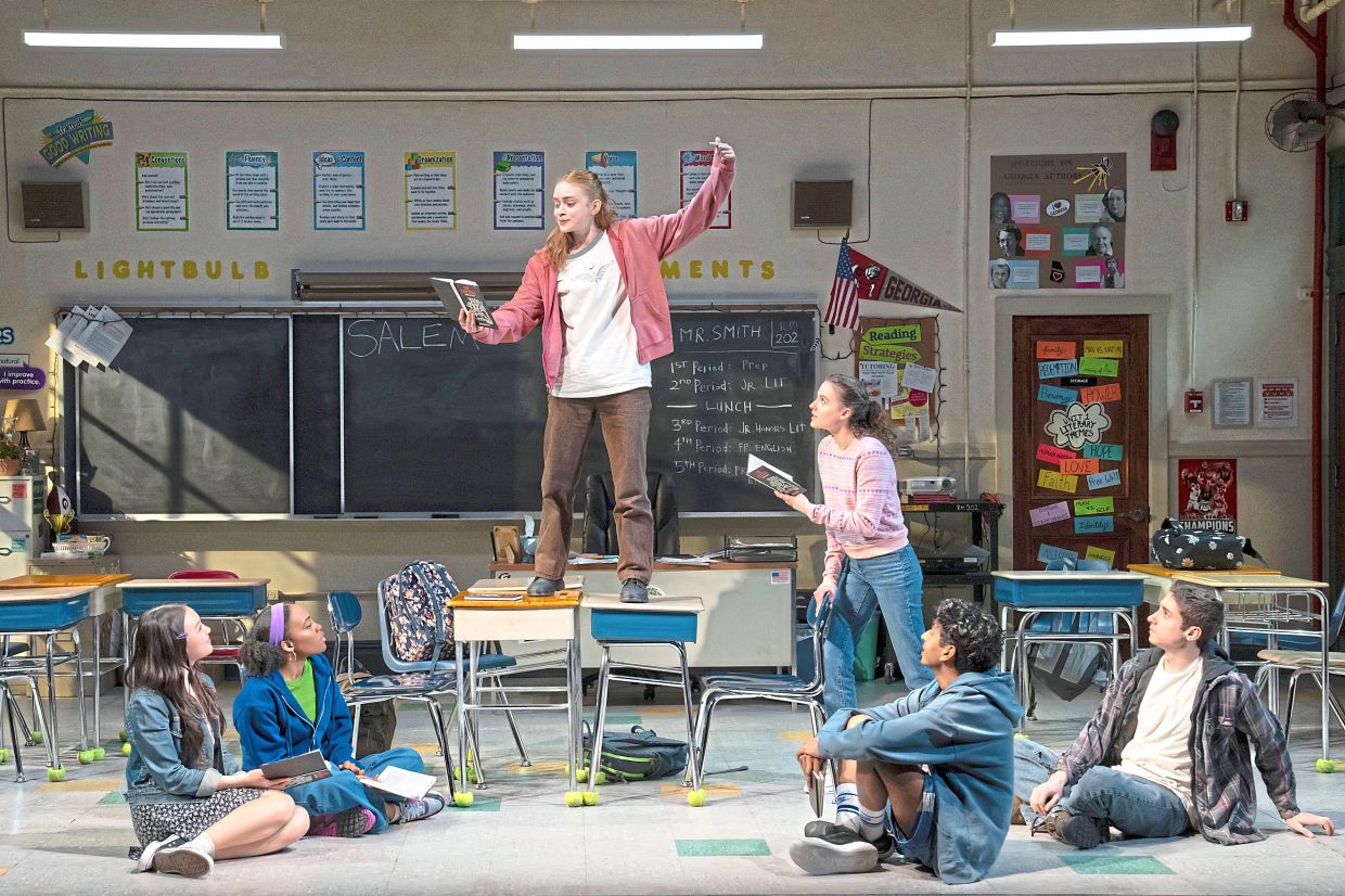  'John Proctor Is the Villain' is among a group of Broadway shows that have centred the stories of young people and attracted audiences to match. Photo: AP 