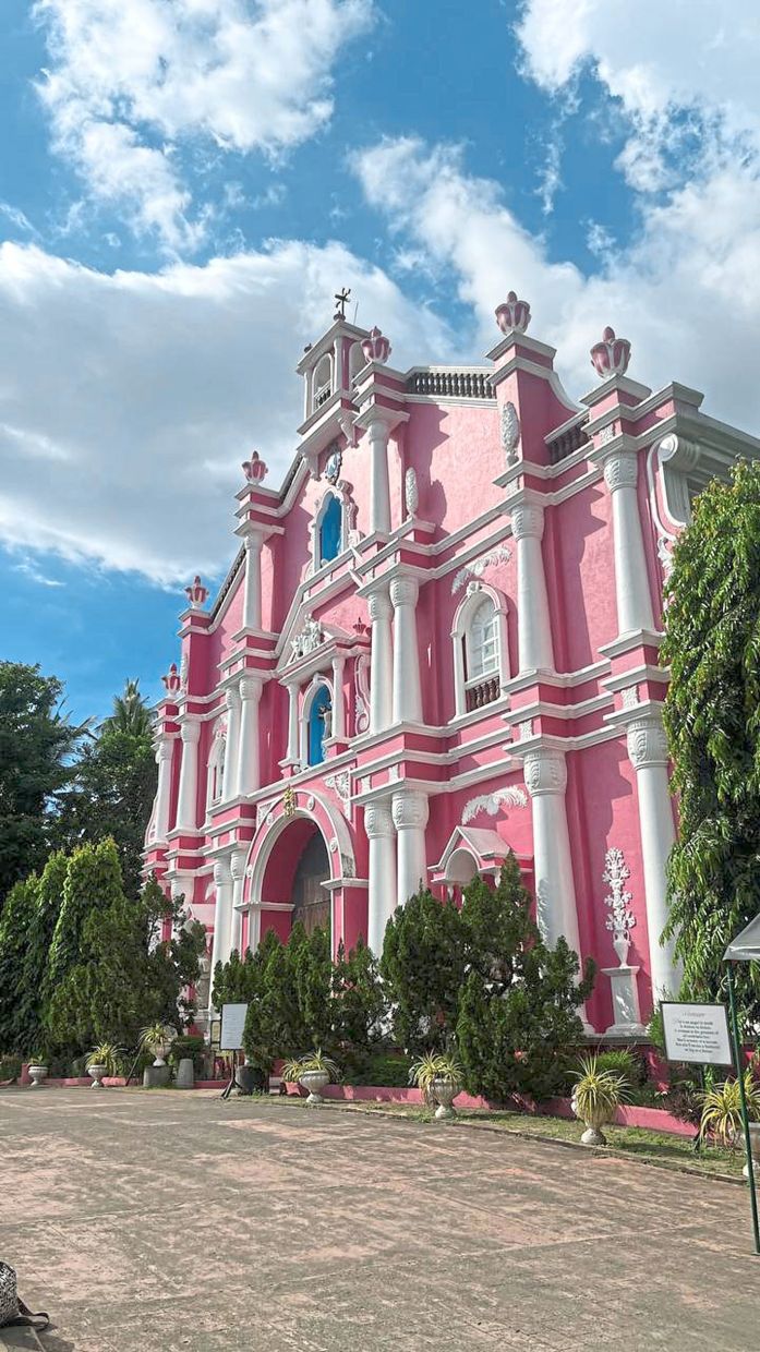 At Villa Escudero, visitors can check out this pink museum that was once a church.— M. IRSYAD/The Star 