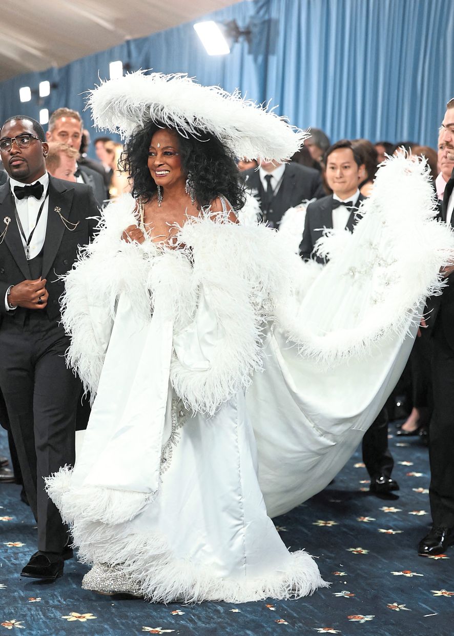 Diana Ross at the Metropolitan Museum of Art’s Costume Institute benefit gala in New York on May 5. Ross’ arrival at the Met Gala was implemented by Prodject, a firm that helps carry out Anna Wintour’s vision. Photo: Reuters