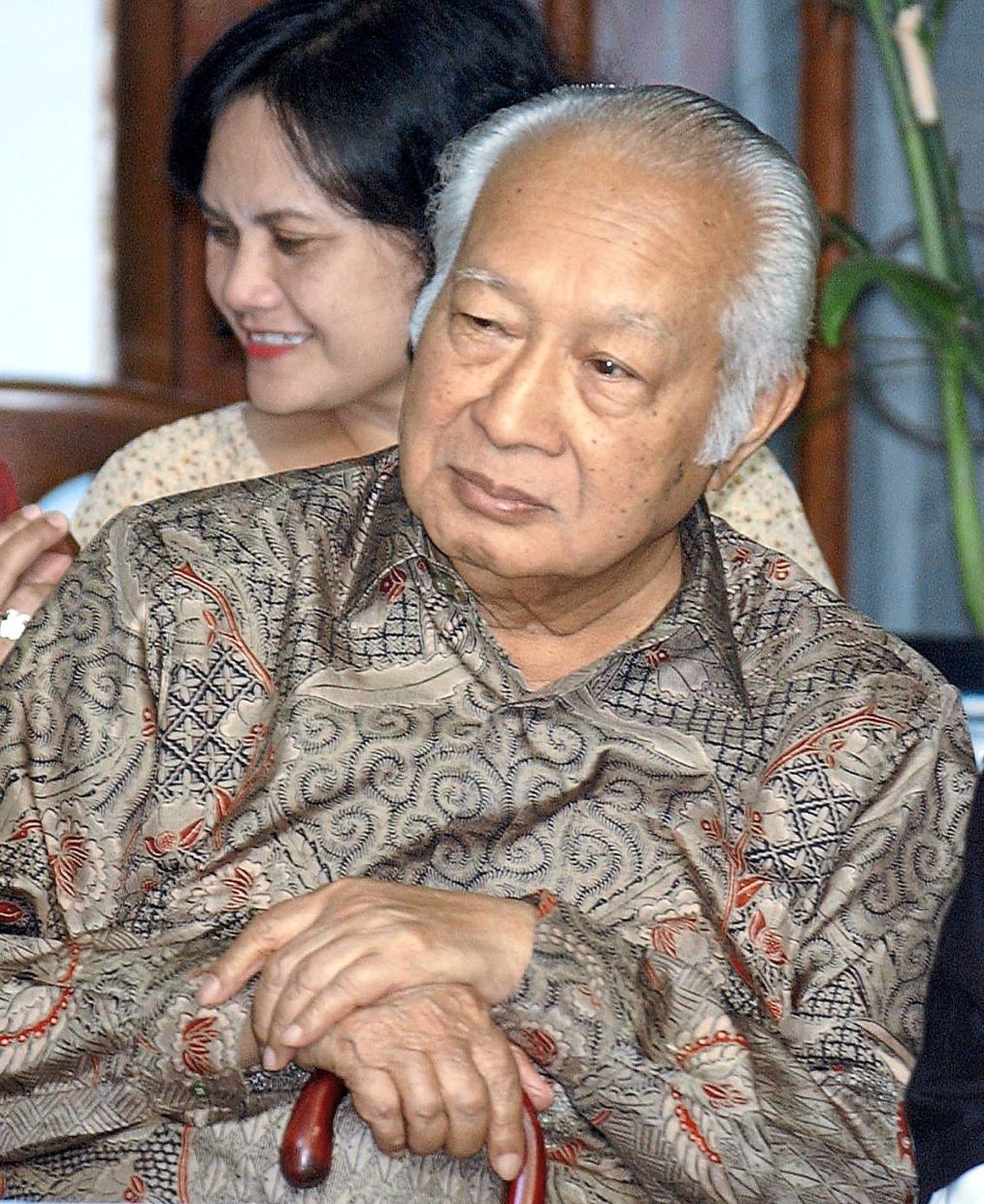 In his defence: Highlighting economic achievements in the early presidency of Suharto, including slashing poverty.— Reuters