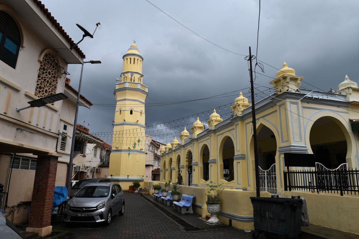 The Lebuh Acheh Malay Mosque, founded by Tengku Syed Hussain Al-Aidid in 1808, served as a place of worship, haj pilgrimage briefings, and temporary lodging before departure to Mecca, Saudi Arabia. Photo: Bernama
