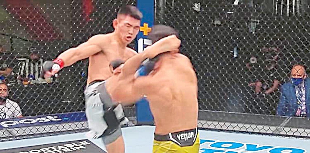 Song Yadong, who is ranked fifth in his UFC bantamweight class, is also raring to fight in Shanghai.