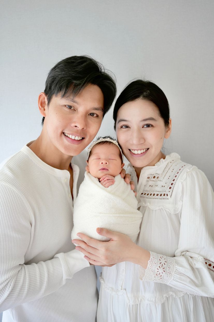 The Sabah native is married to actress Pauline Tan and is also father to a 14-month-old daughter, Maya. Photo: Pauline Tan