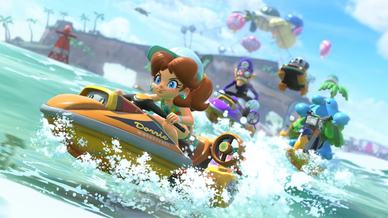 To take advantage of the open world, players drive from one course to the next, giving the eight cups in the Grand Prix a different vibe.
