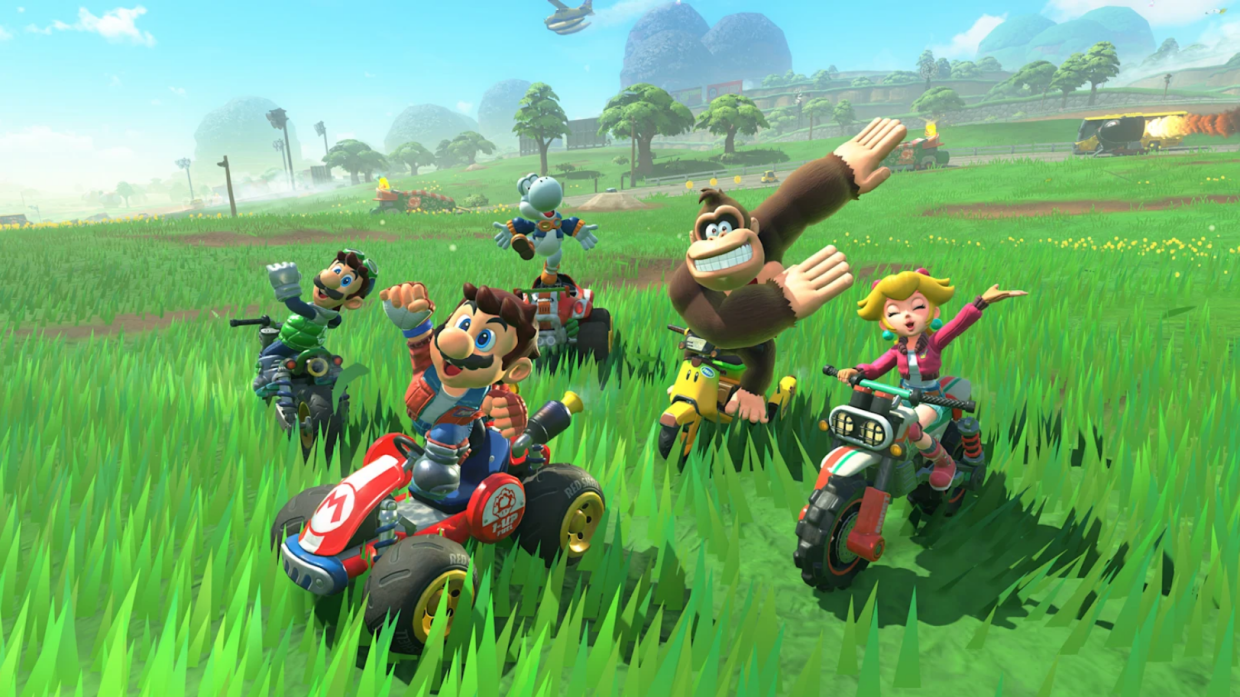 Aside from drifting on corners, players can now Wall Ride, Rail Ride and Charge Jump. 