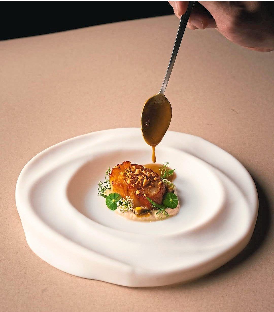 As Hide is a small restaurant offering tasting menus, Shaun notes that considerable precision and skill are required for each dish, which is why he needs to be present as much as possible. — Hide KL/Instagram