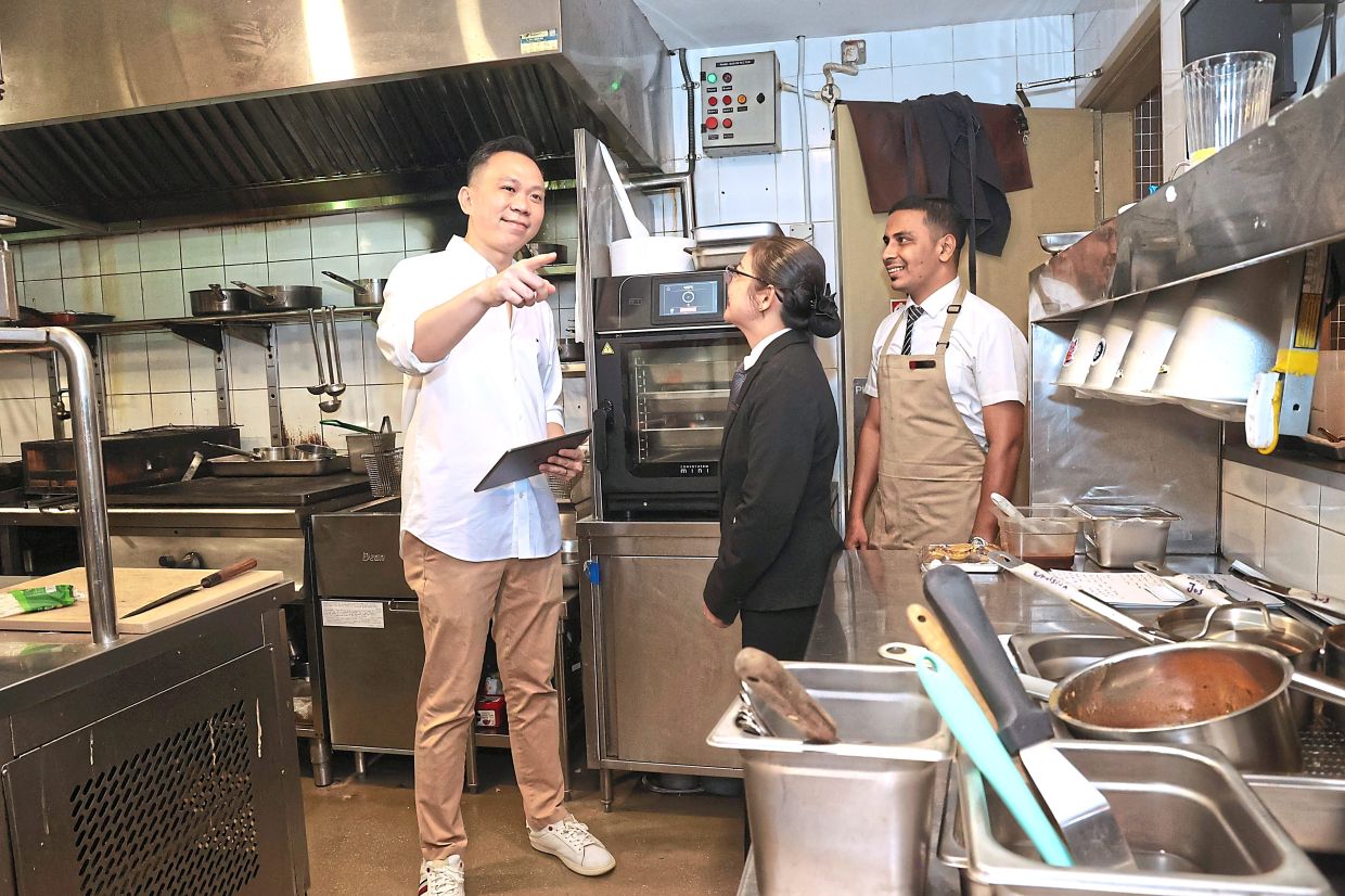 Brian says that he has learnt not to micromanage so much and he now has trained and built a team that he trusts so that he can spend more time with his family. — ART CHEN/The Star