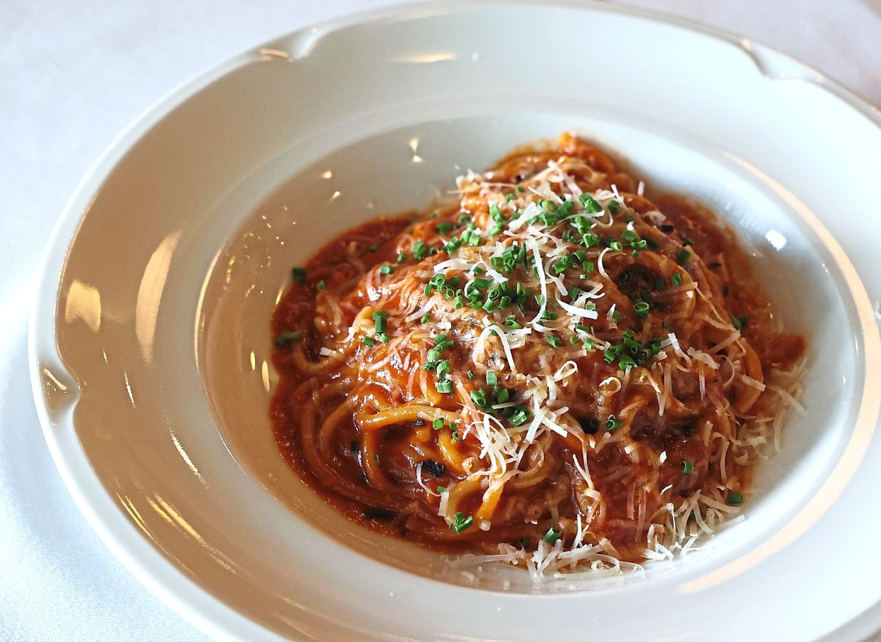 Brandon and Hayley are Brian's regular taste-testers for family-friendly dishes like pasta as he trusts their opinions and tastes. — ART CHEN/The Star