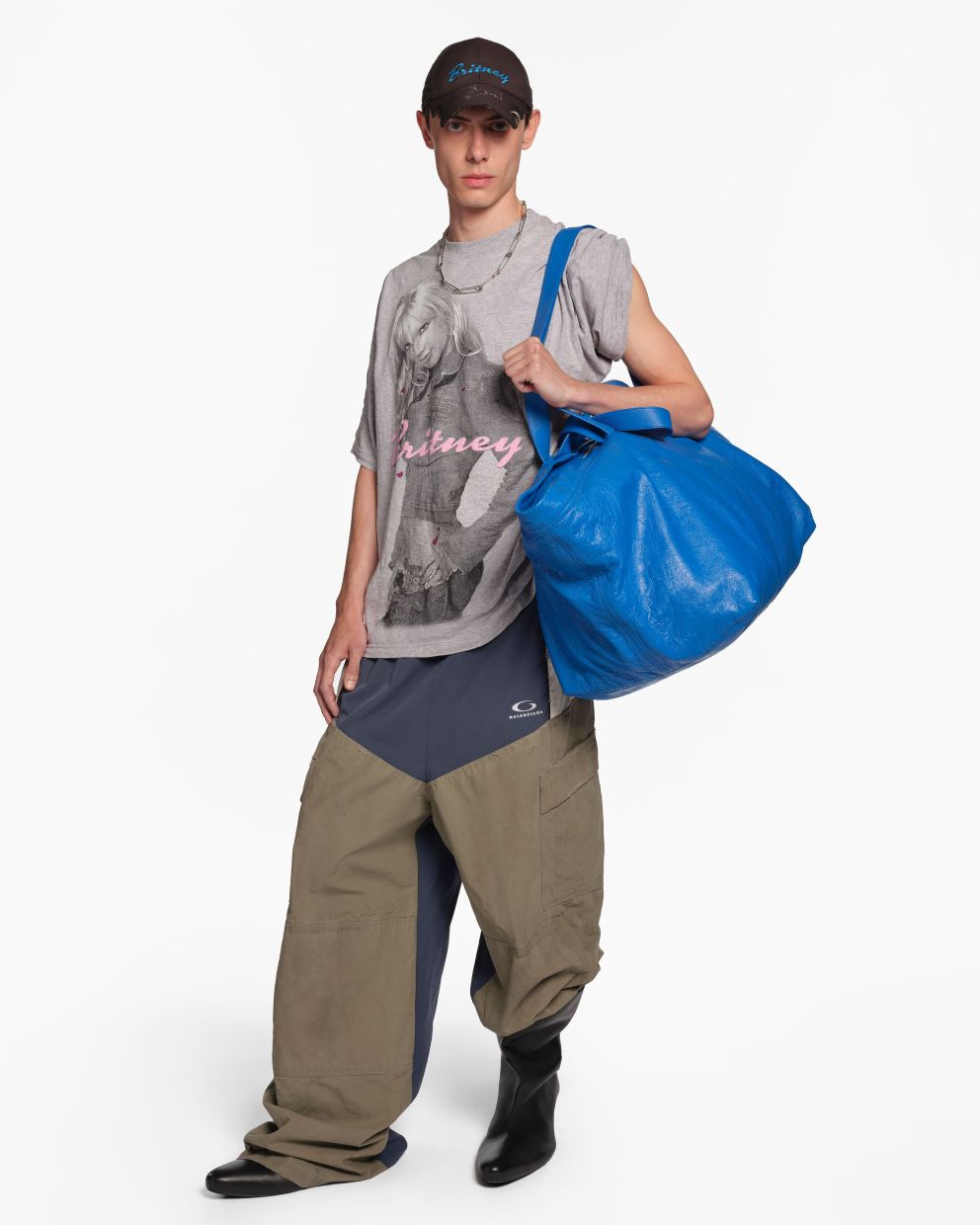 Britney Spears appears on pieces from a special fashion collection. Photo: Balenciaga 