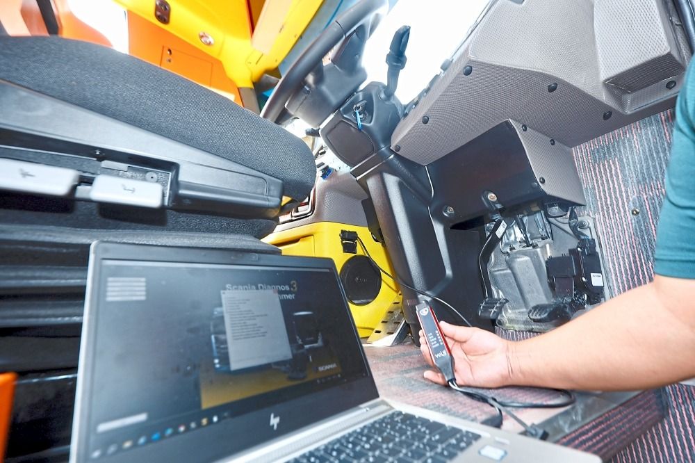 Speed limiters being integrated in the vehicle’s electronic control unit. 