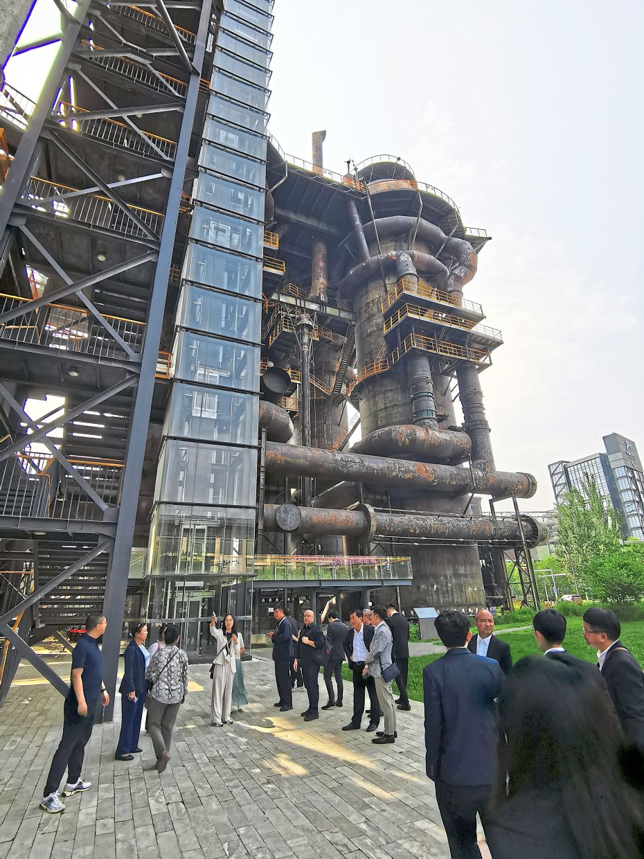 A visit to Shougang Park.