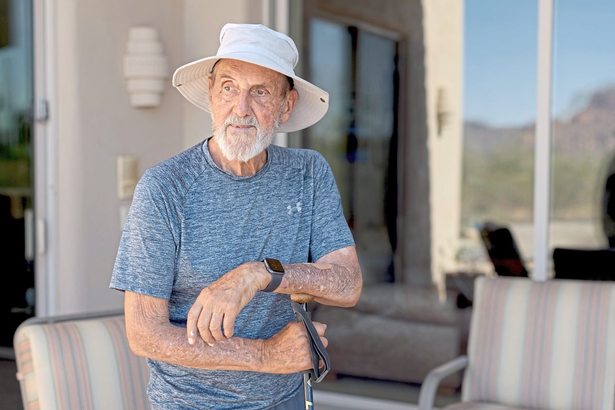 Pike estimates that he’s cleared invasive plants from roughly 222ha of desert near his home.