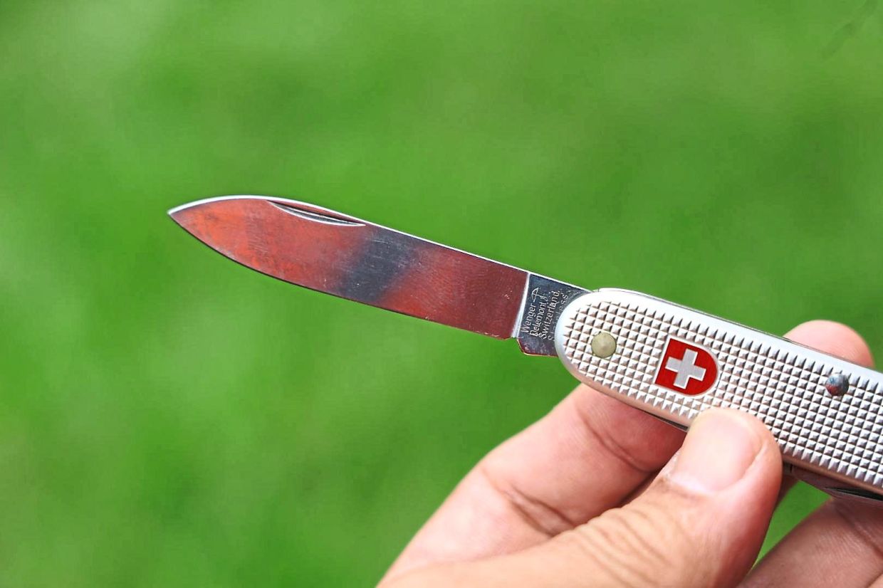 The 6.9cm blade on this knife is corrosion resistant and very easy to maintain.