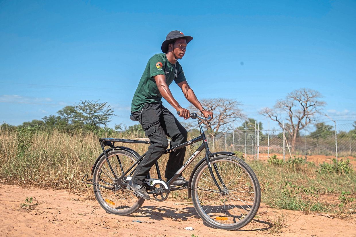 Capon going around his rounds in Hwange. — AP