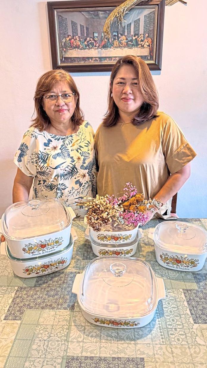 Rachel (right) and mother Edwina are both collectors, so the former looks forward to receiving her mother’s collection. Photo: RACHEL SINGAM