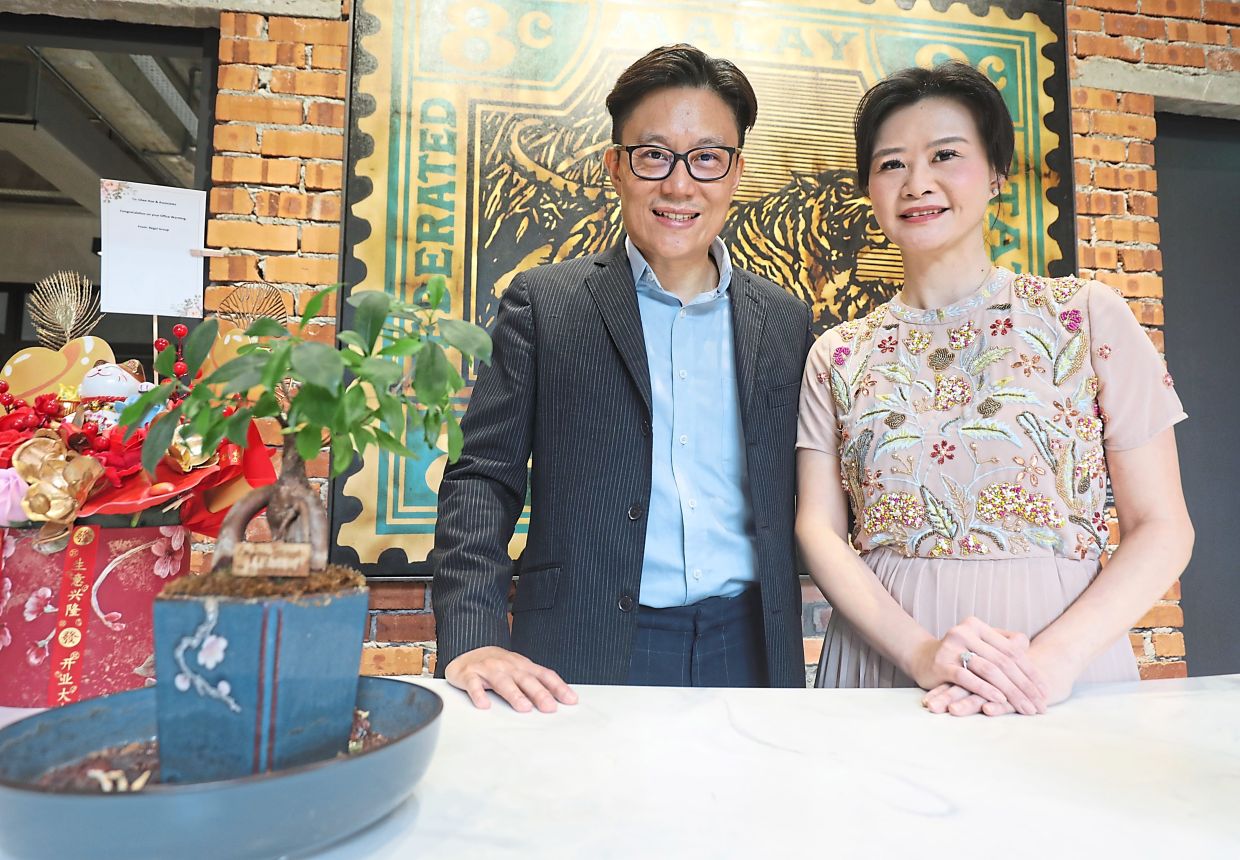 Lai (left) and Ng want a space that seamlessly blends with nature.