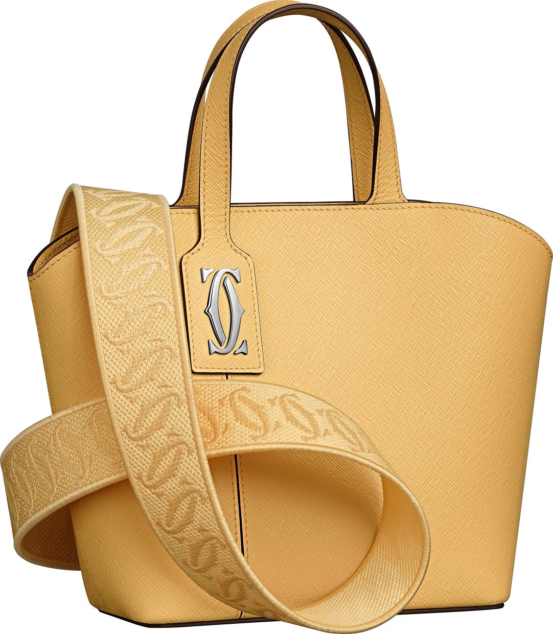 The C De Cartier Mini Tote Bag is a minimalist piece in a tote bag shape. Photo: Cartier