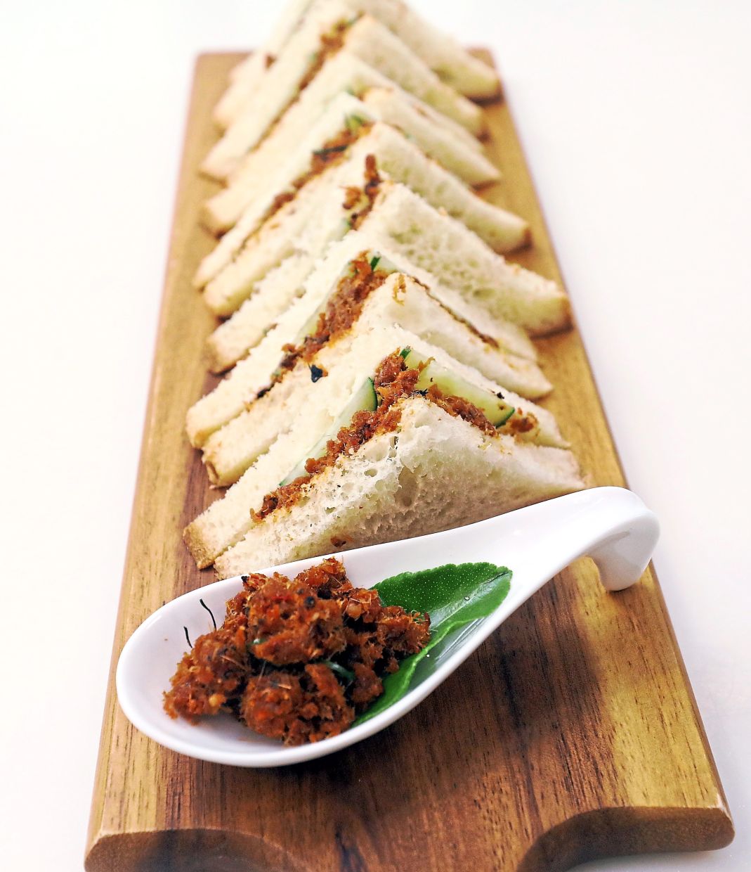 Dried shrimp ‘sambal’ can be enjoyed in a sandwich. —AZLINA ABDULLAH/The Star