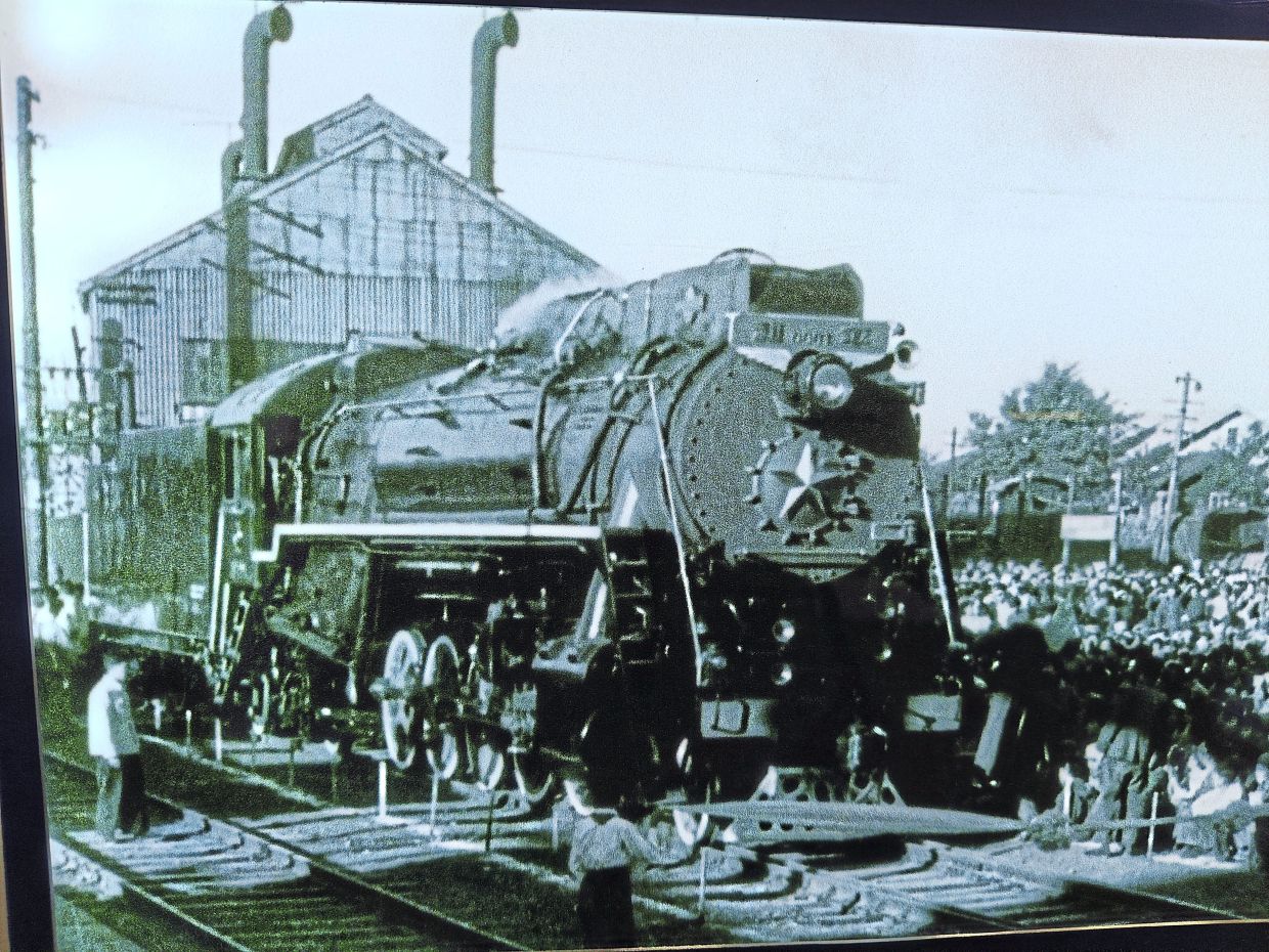 In 1956, the first ‘He Ping’ (Peace) steam locomotive for freight was produced, marking the start of China’s steam locomotive design journey. — Pic provided by CRRC Dalian’s visitor centre
