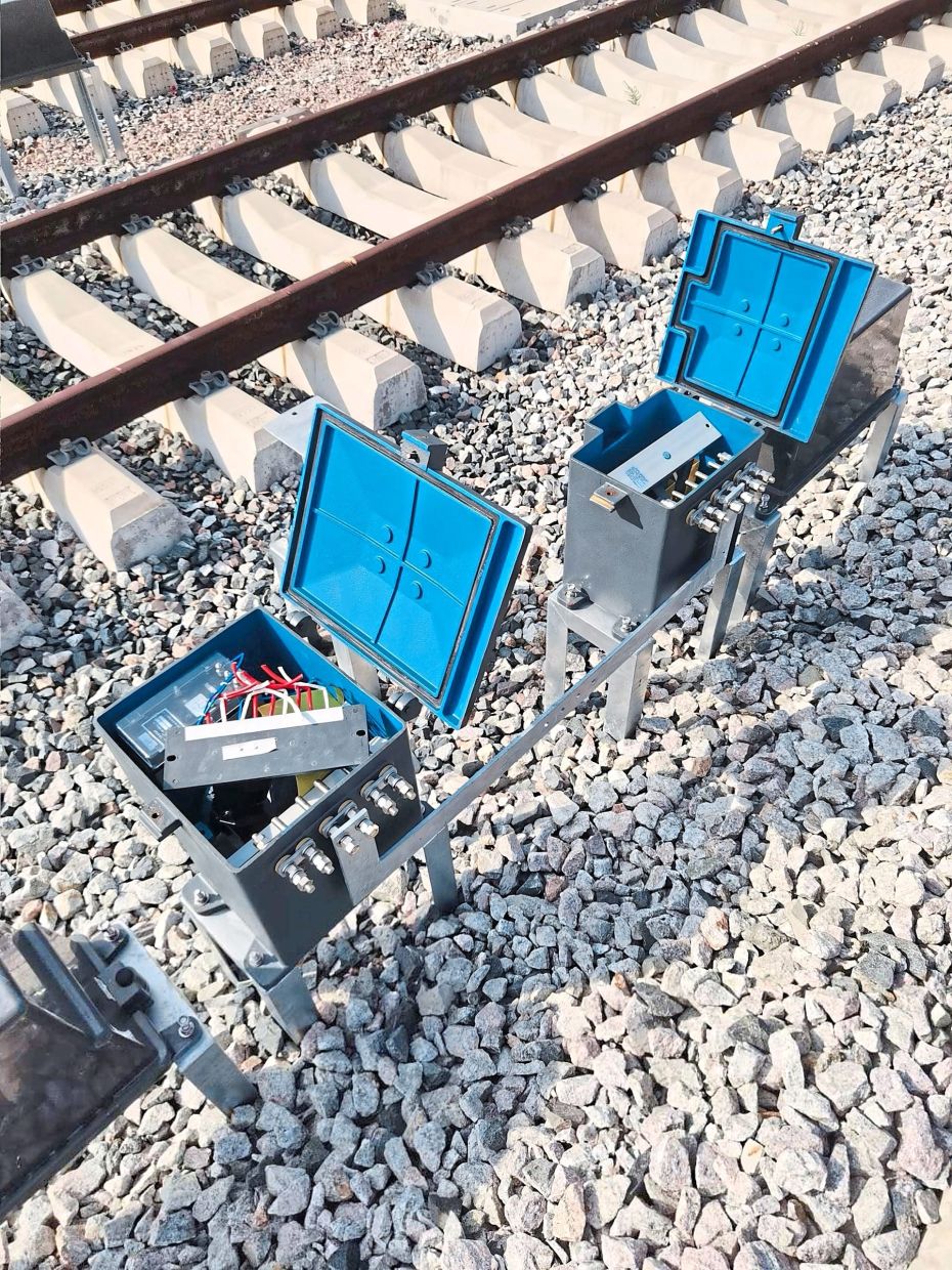 Missing parts: Signalling cables have been reported stolen, with outdoor transformer units also removed along the ECRL line.