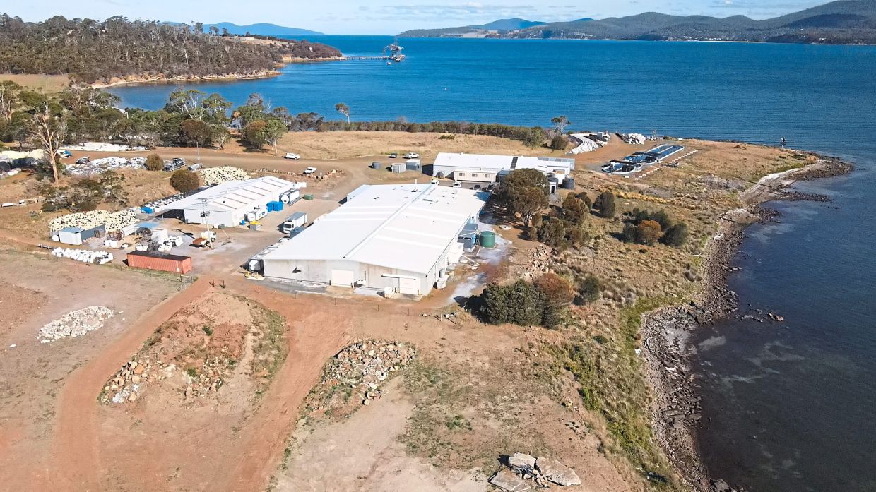 SeaForest's headquarters in Triabunna, Tasmania.