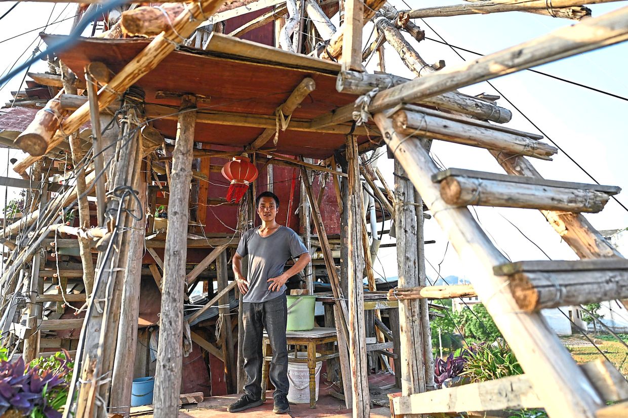 ‘I started building out of practicality, trying to renovate and expand our home,’ says Chen.
