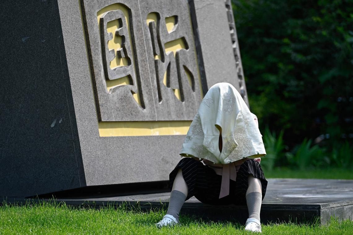 Beijing is still a few degrees short of breaking its record for the hottest-ever June day, set at 41.1 deg C in 2023. -- PHOTO: AFP