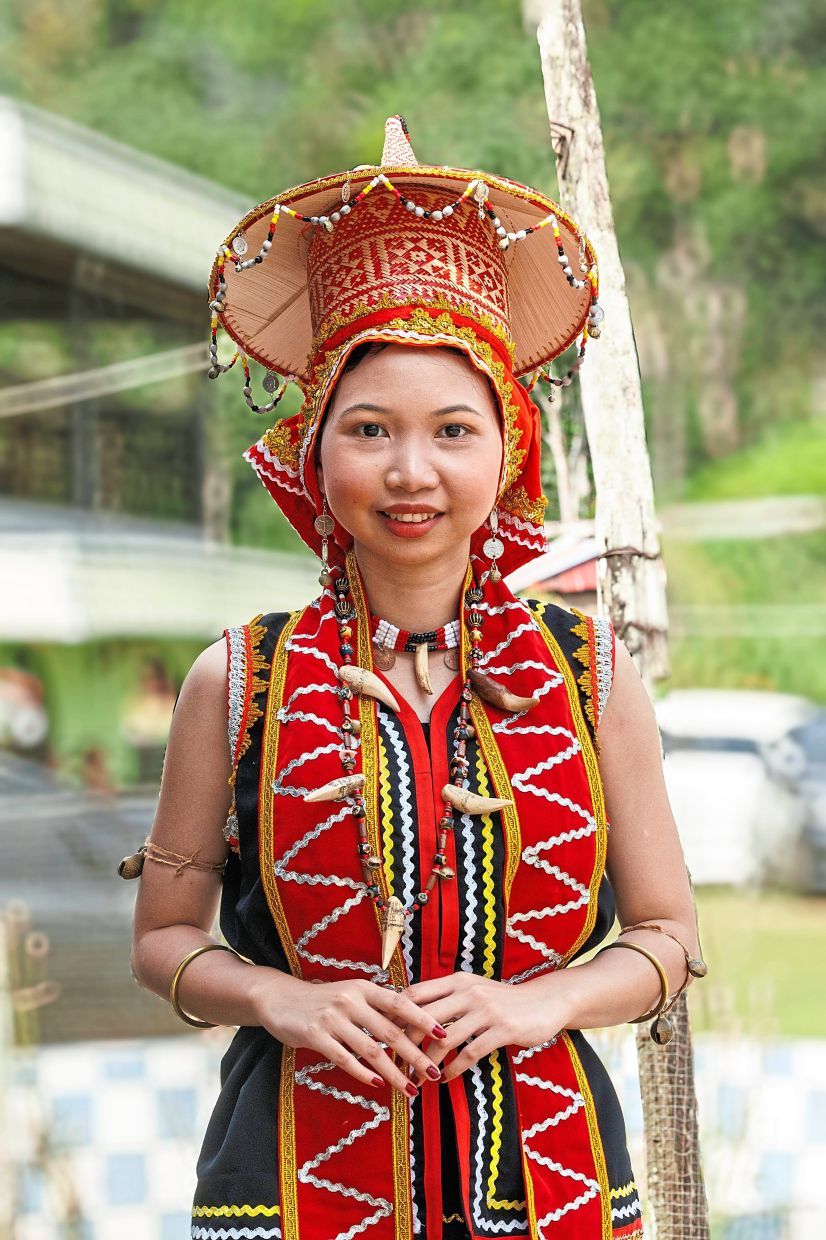Elly took part in the parade to promote her Bidayuh heritage.
