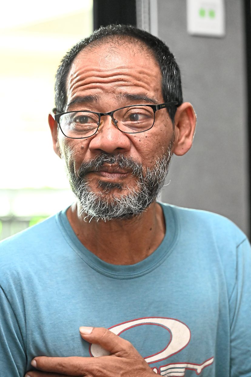 After suffering two strokes, Mohd Fauzi stayed at the transit centre before moving to an old folks home in Perlis.