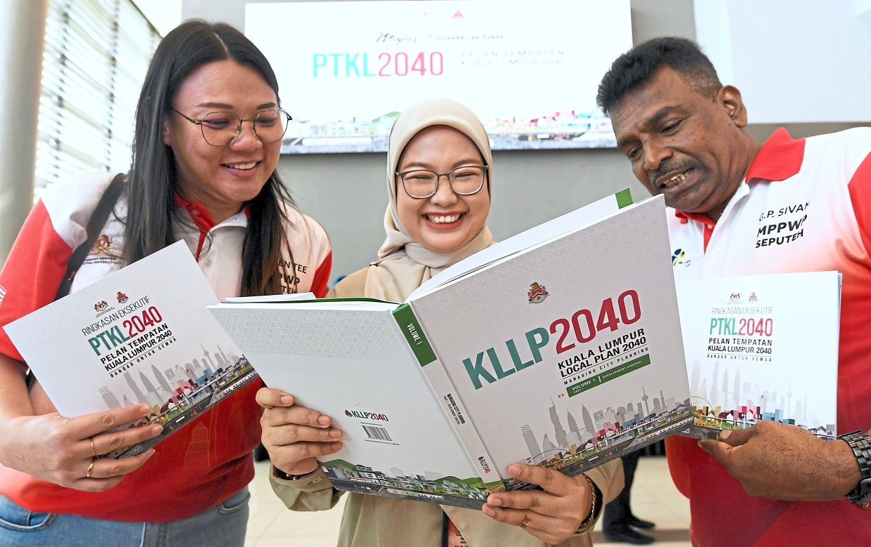 The KLLP 2040 was gazetted on May 28 and launched at Institut Latihan DBKL in Kuala Lumpur . — AZHAR MAHFOF/The Star