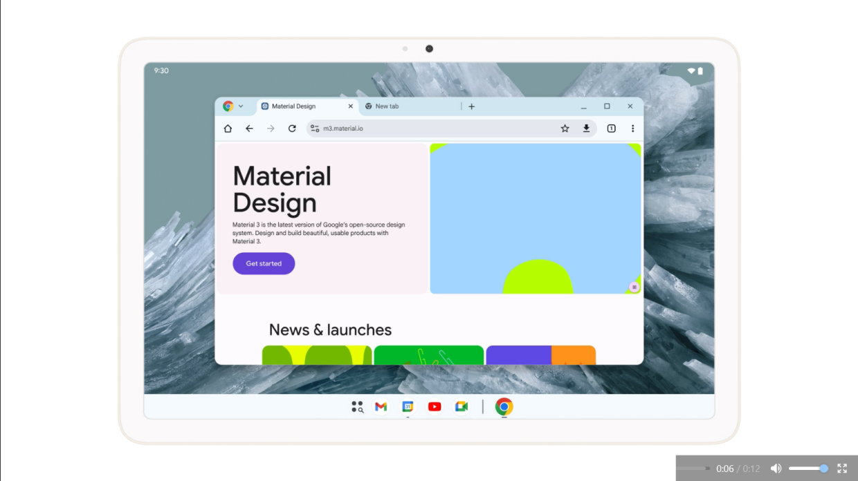 There will also be new, slightly transparent backgrounds when the quick settings, app overview or notifications are open.