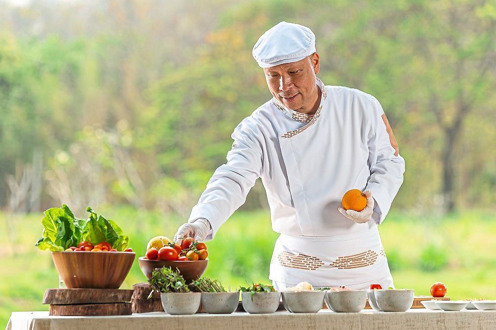 Melia Chiang Mai’s executive chef Suksant (Billy) Chutinthratip ensures the hotel’s restaurants operate on a green concept. — Handout