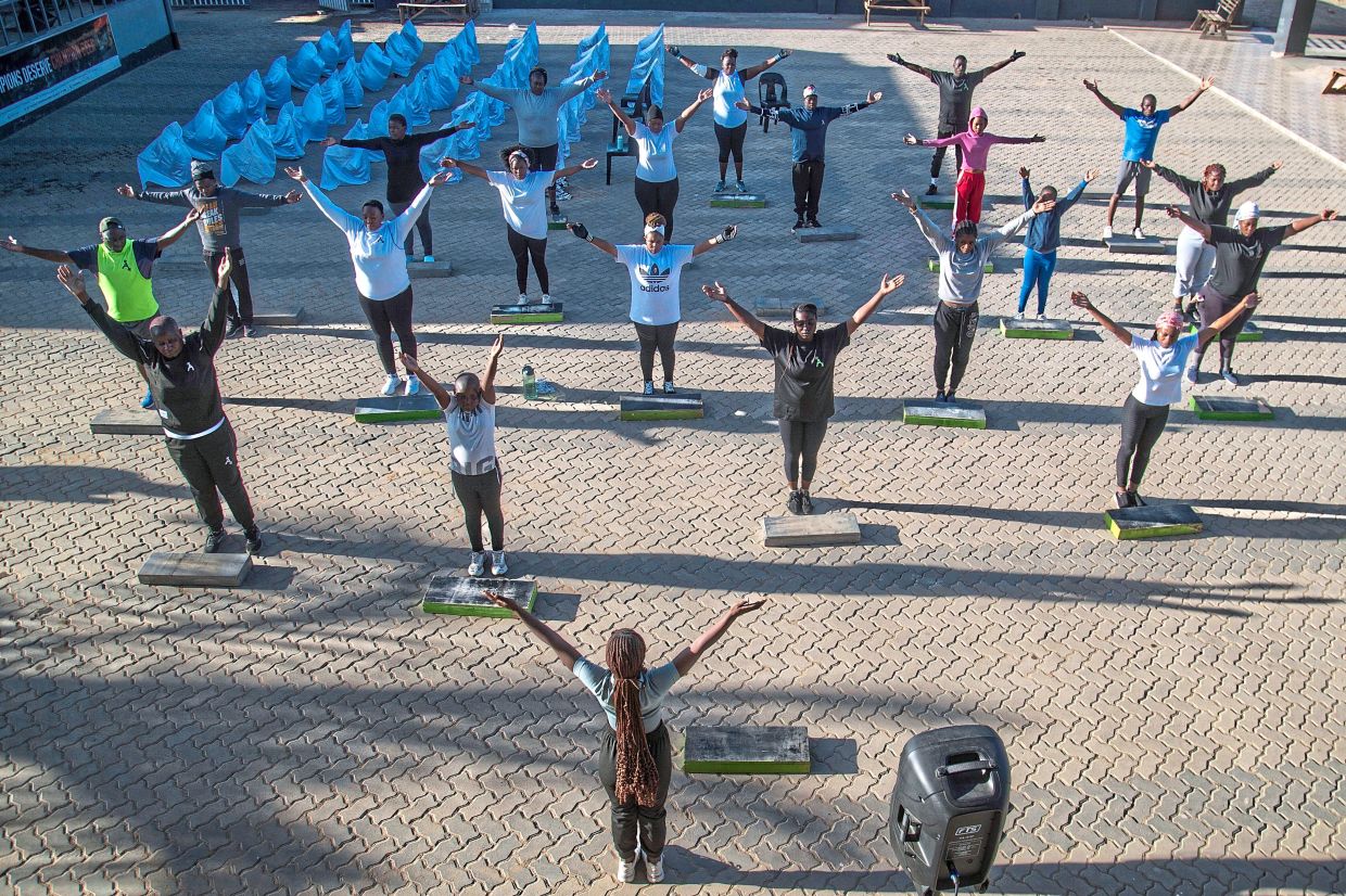 In Africa, some countries are introducing yoga to poorer communities. 