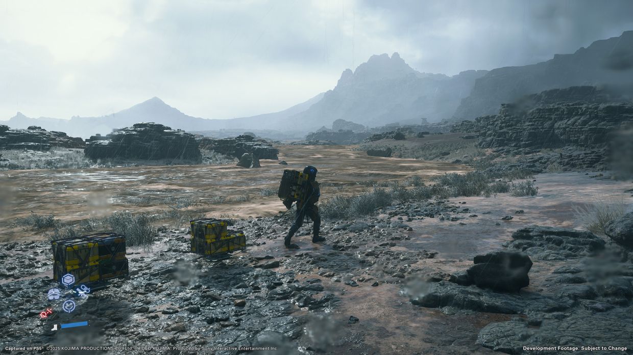Delivering mail in a picturesque post-apocalypsic world is the gist of 'Death Stranding 2'.