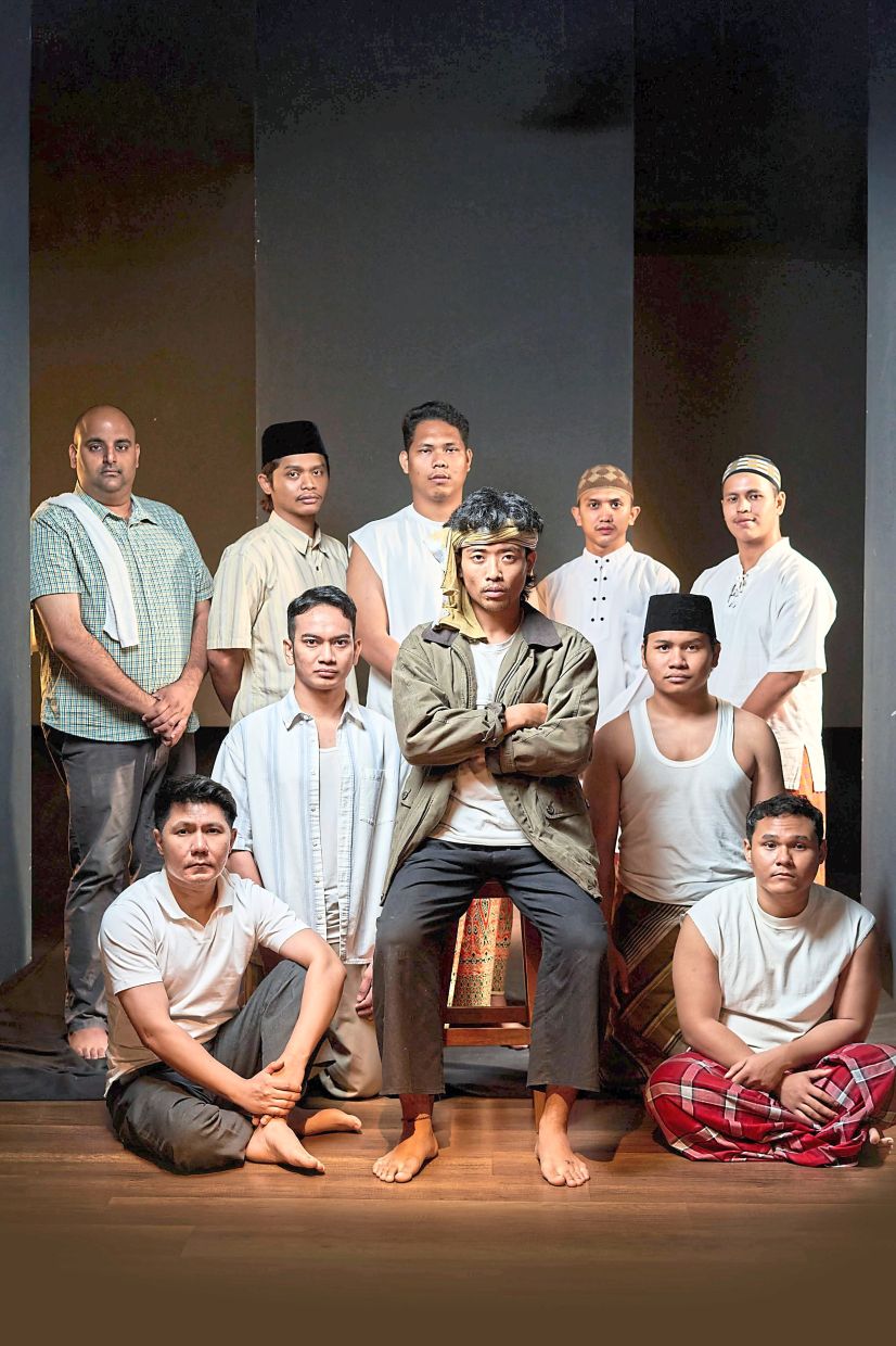 KLPac’s 'Anak-Anak Malik', a localised all-male take on Lorca’s 'The House Of Bernarda Alba', is set in a remote 1970s fishing village in Penang. Photo: Tat Chin 