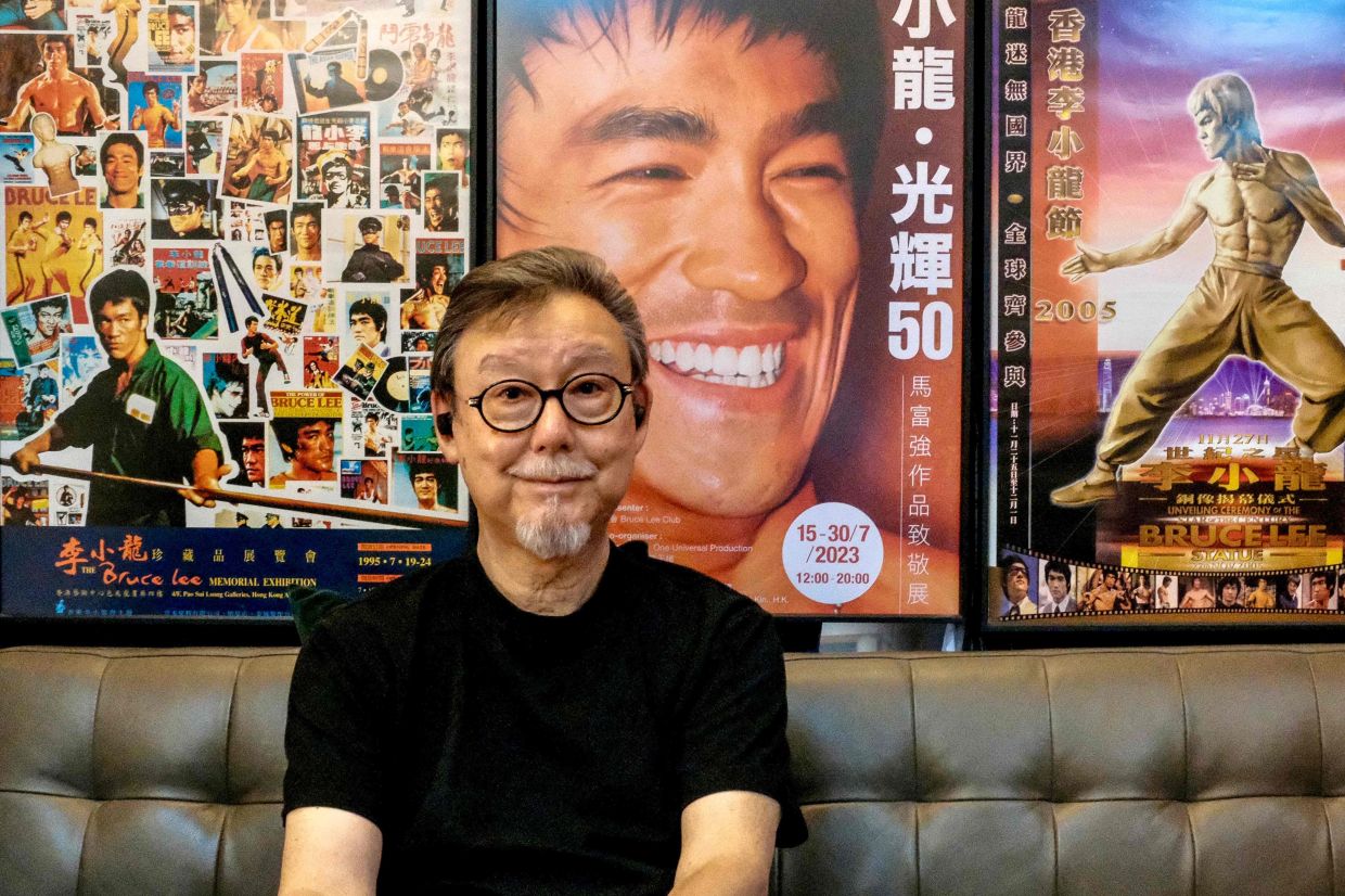 'I believe, rather than hope, the spirit of Bruce Lee will forever remain here (in Hong Kong),' says Robert Lee, Bruce Lee's brother. Photo: AFP 