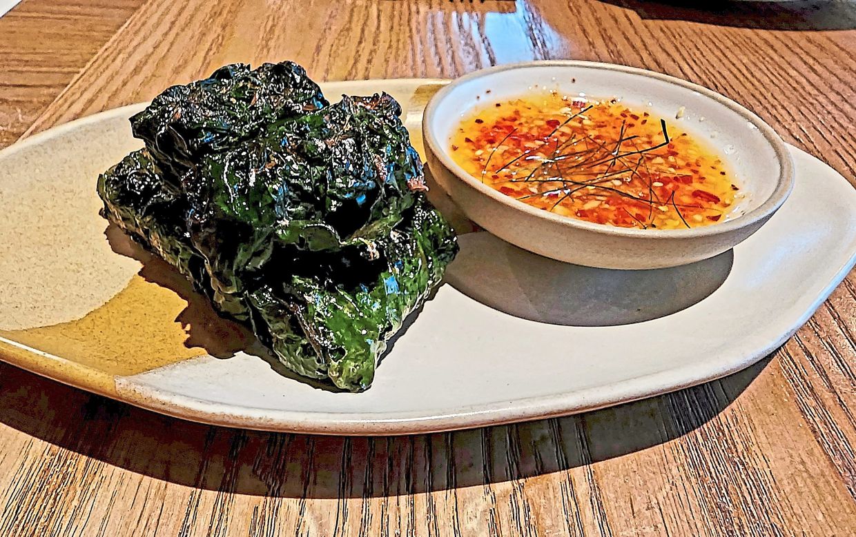 Betel leaves and beef make for ideal bedfellows in this tasty Vietnamese starter.