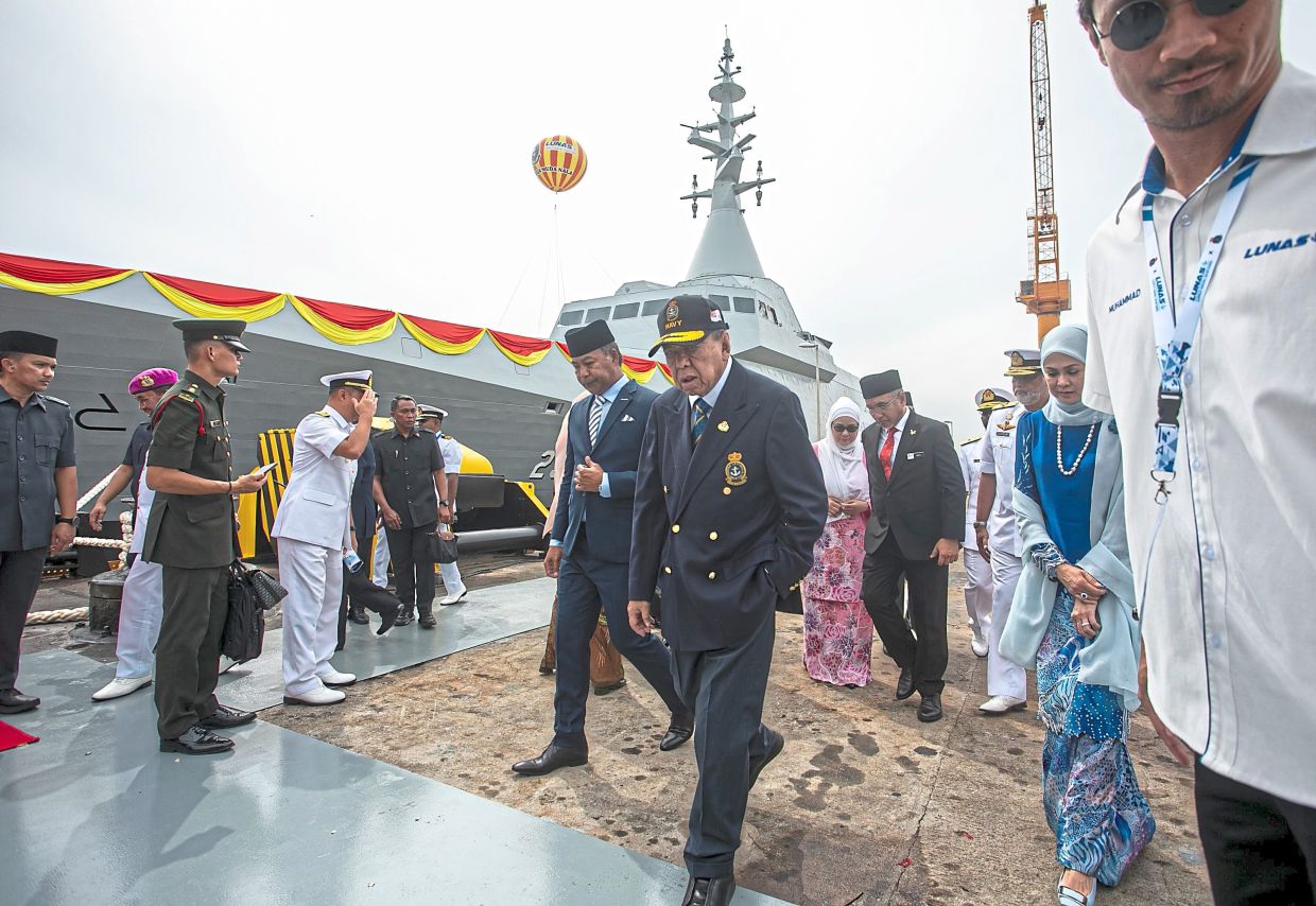 Royal launch for navy’s second LCS