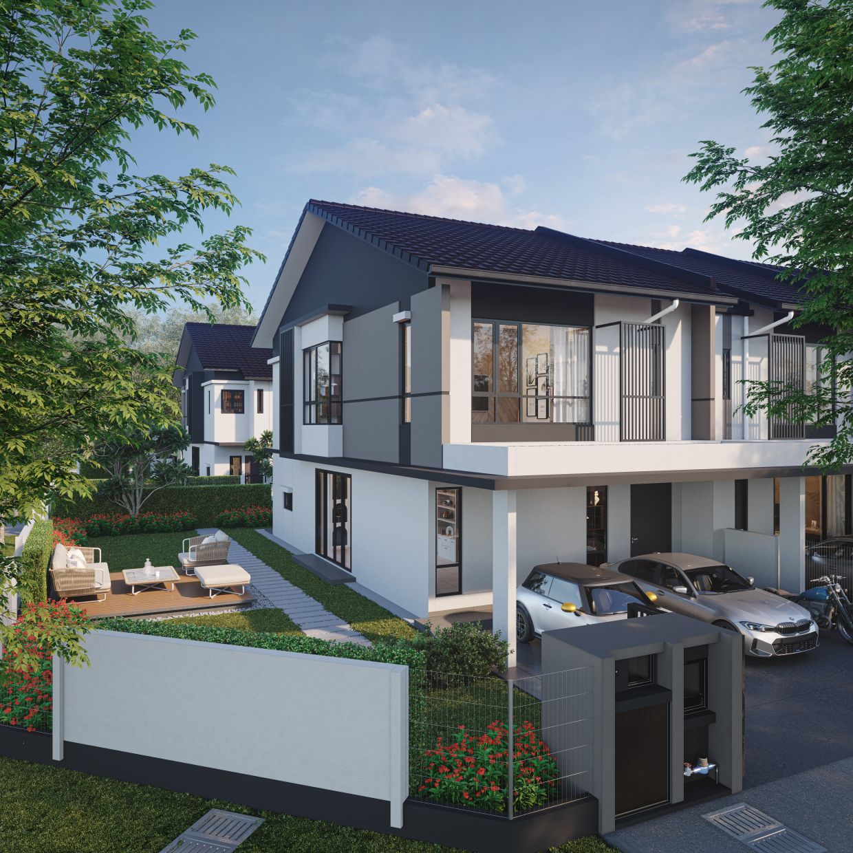 The 20’ x 75’ homes offer generous built-up areas starting from 1,910sq ft.