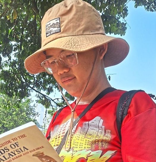 Lim says birdwatching enriches his academic learning.