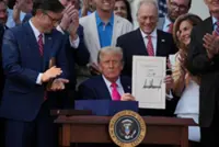 In July 4 ceremony, Trump signs tax and spending bill into law