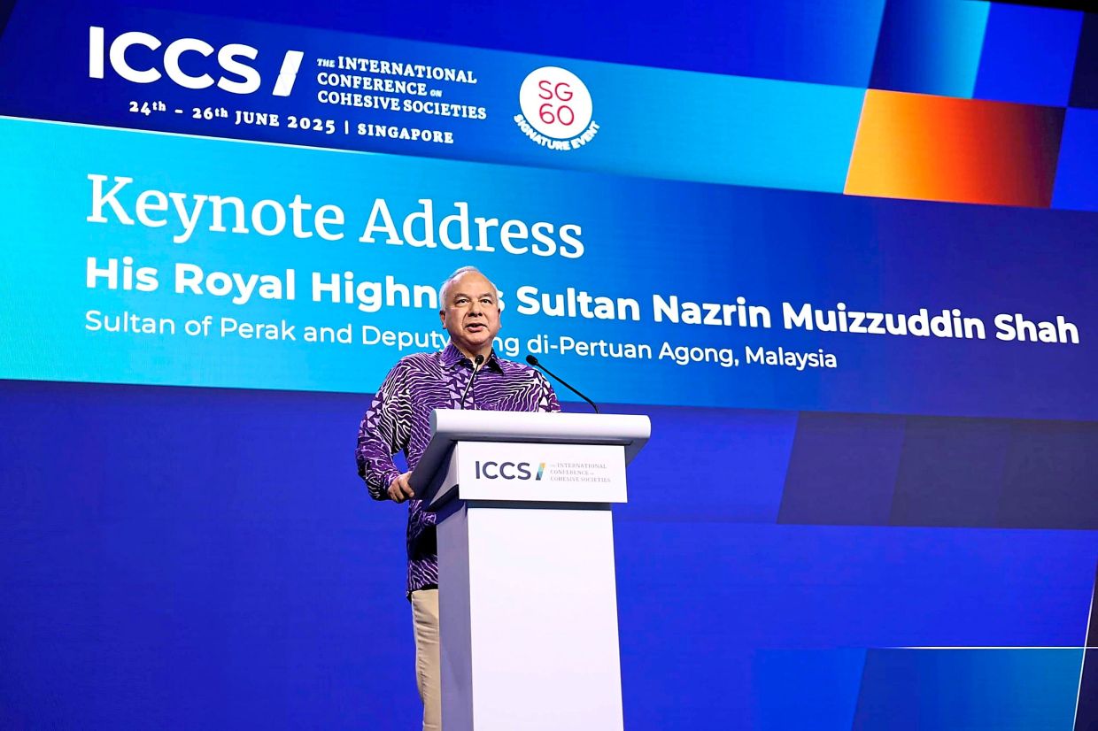 Sultan Nazrin Shah warned that the very tools meant to connect the people are doing the opposite. — Bernama