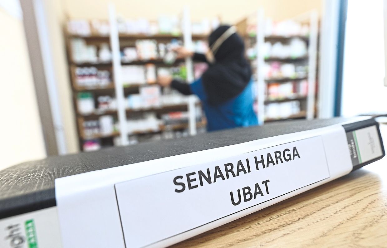 The Medicine Price Display Gazette under the Price Control and Anti-Profiteering (Price Marking for Drug) Order 2025 was enforced on May 1. — AZMAN GHANI/The Star