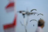 Red Lions and naval divers join forces for Jump of Unity at Singapore's NDP 2025