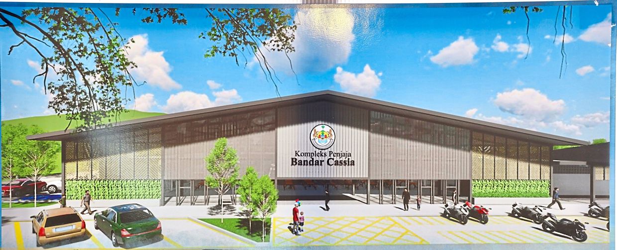 An artist’s impression of the modern facility touted as the first and biggest market complex in Batu Kawan. 