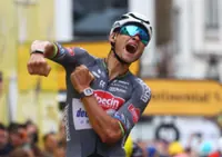 Cycling-Van der Poel edges out Pogacar in sprint finish to win Tour stage two